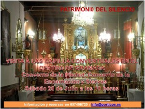 POR LAS CAPILLAS CONVENTUALES DEL CENTRO DE GRANADA